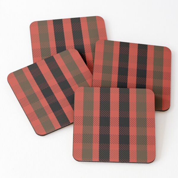 Item preview, Gingham check plaid pattern consisting of red and black is used for clothing and home decoration. designed and sold by ploen kongsuwan.