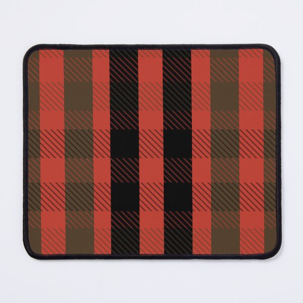 Item preview, Gingham check plaid pattern consisting of red and black is used for clothing and home decoration. designed and sold by ploen kongsuwan.