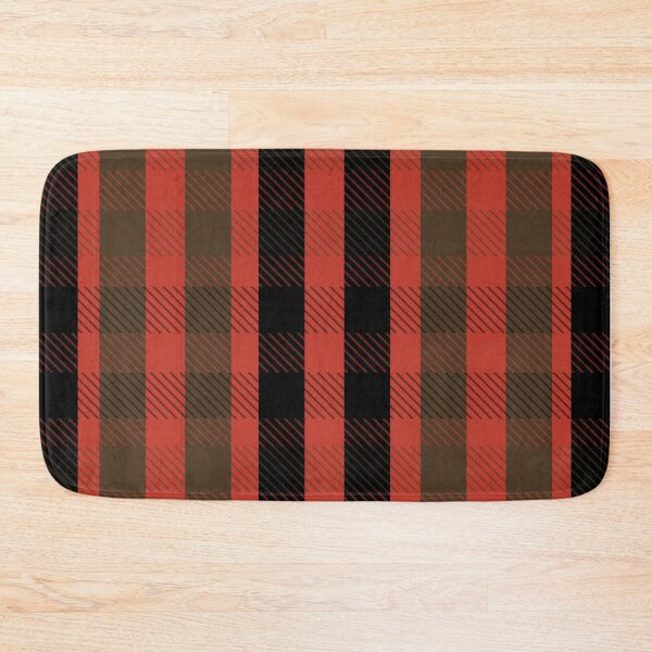 Item preview, Gingham check plaid pattern consisting of red and black is used for clothing and home decoration. designed and sold by ploen kongsuwan.