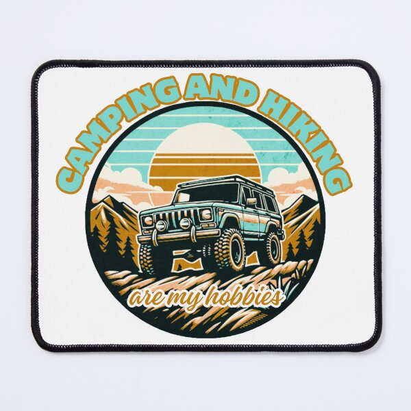 Item preview, Camping and hiking are my hobbies designed and sold by DesignNadine.