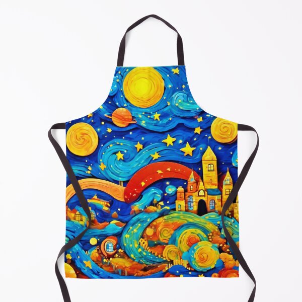 Item preview, Cartoon Starry Night Badaist Art designed and sold by Health And Fitness Posts e-Store.