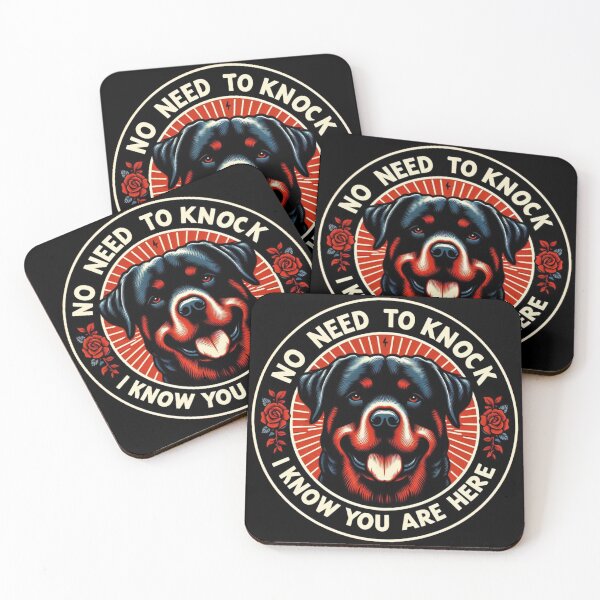 Item preview, Rottweiler - No Need To Knock I Know You Are Here designed and sold by 123ks.