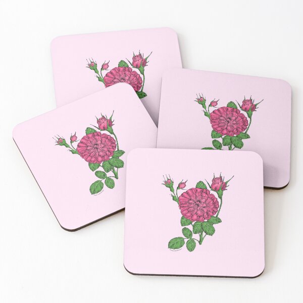 Item preview, Mid Pink Rosette Rose Bloom Very Full 40+ Petals In 3+ Rows designed and sold by Rachael Taylor.