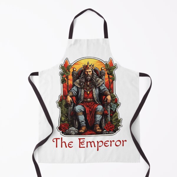 Item preview, Tarot Card Major Arcana The Emperor on a Throne at Sunset designed and sold by Pixel Waite.