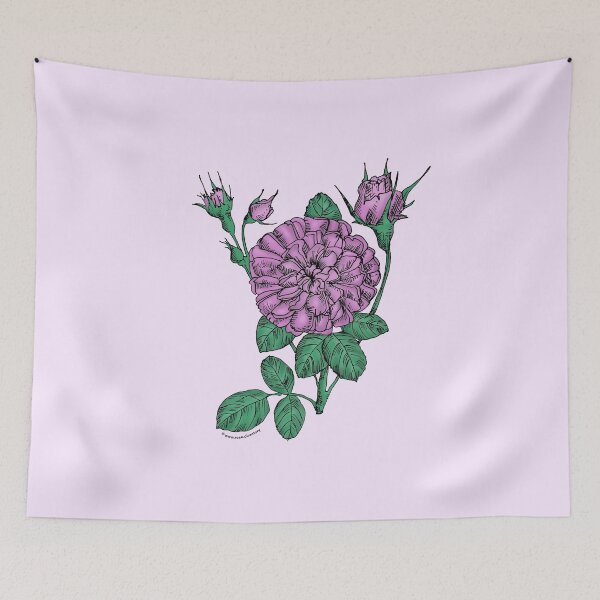 Item preview, Purple Rosette Rose Bloom Very Full 40+ Petals In 3+ Rows designed and sold by Rachael Taylor.