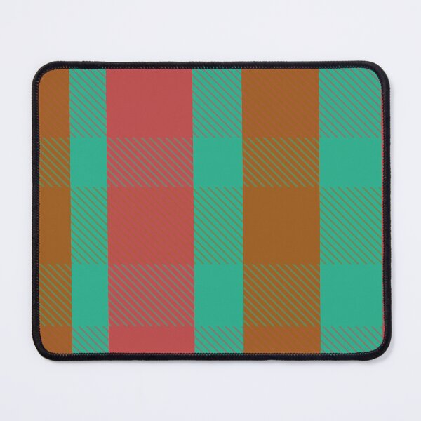 Item preview, Gingham check plaid pattern consisting of brown and green is used for clothing and home decoration. designed and sold by ploen kongsuwan.