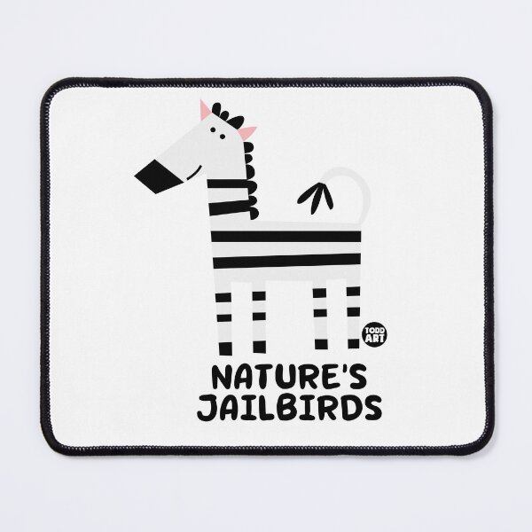 Item preview, NATURES JAILBIRDS ZEBRA designed and sold by TODD GOLDMAN.