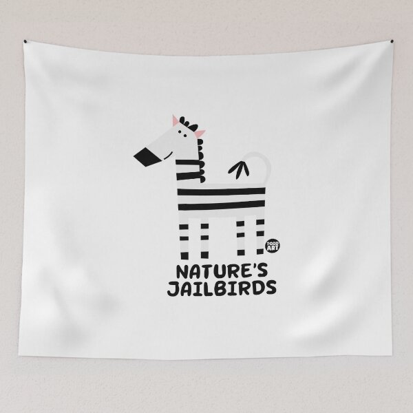 Item preview, NATURES JAILBIRDS ZEBRA designed and sold by TODD GOLDMAN.