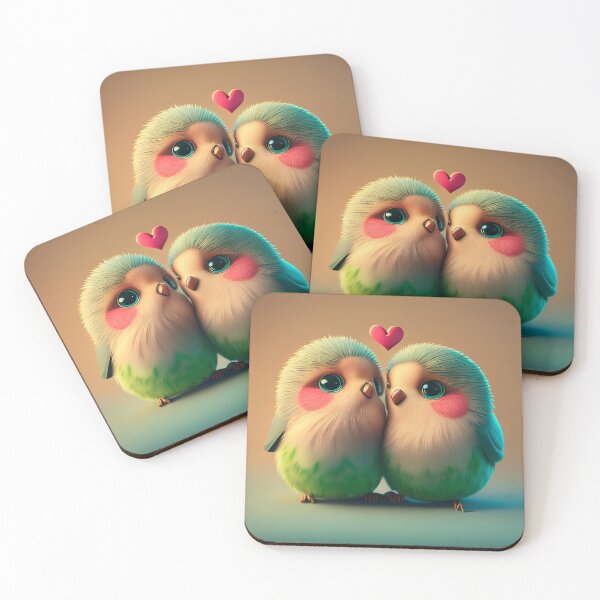 Item preview, Love in the Wild: A Captivating Collection of Lovebird-Inspired Nature Designs designed and sold by Neeanee.