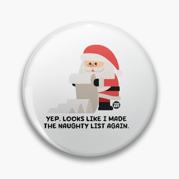 Artikelvorschau, NAUGHTY LIST SANTA entworfen und verkauft von TODD GOLDMAN.