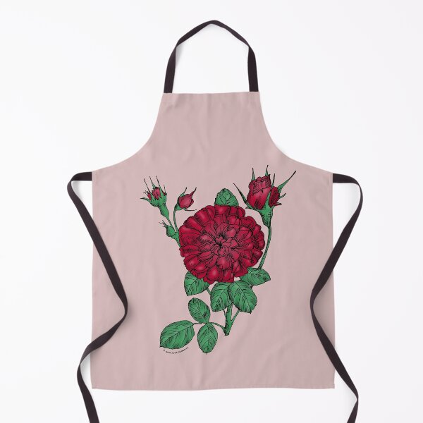 Item preview, Dark Red Rosette Rose Bloom Very Full 40+ Petals In 3+ Rows designed and sold by Rachael Taylor.