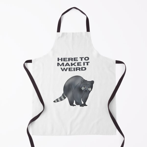 Item preview, Here To Make It Weird Raccoon designed and sold by bellamousse design co.