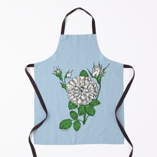 Item preview, White Rosette Rose Bloom Very Full 40+ Petals In 3+ Rows designed and sold by Rachael Taylor.