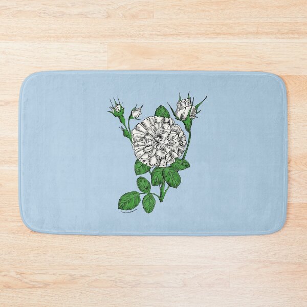 Item preview, White Rosette Rose Bloom Very Full 40+ Petals In 3+ Rows designed and sold by Rachael Taylor.