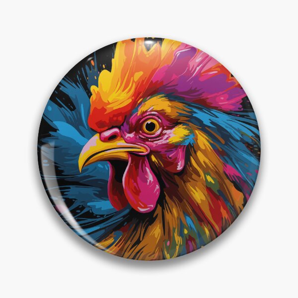 Item preview, Rooster portrait designed and sold by drizzd.