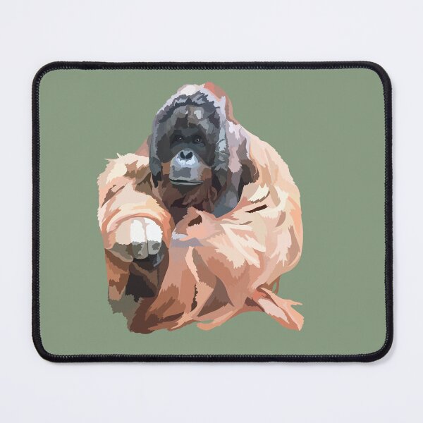 Item preview, O is for Orangutan Keeper,Orangutan Keeper Design – Dedicated Primate Care and Wildlife Keeper Artwork designed and sold by PrettylittlepastelUk.