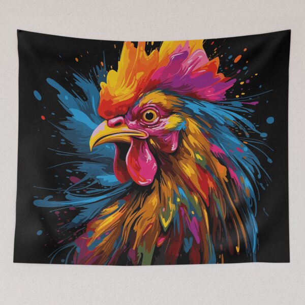 Item preview, Rooster portrait designed and sold by drizzd.