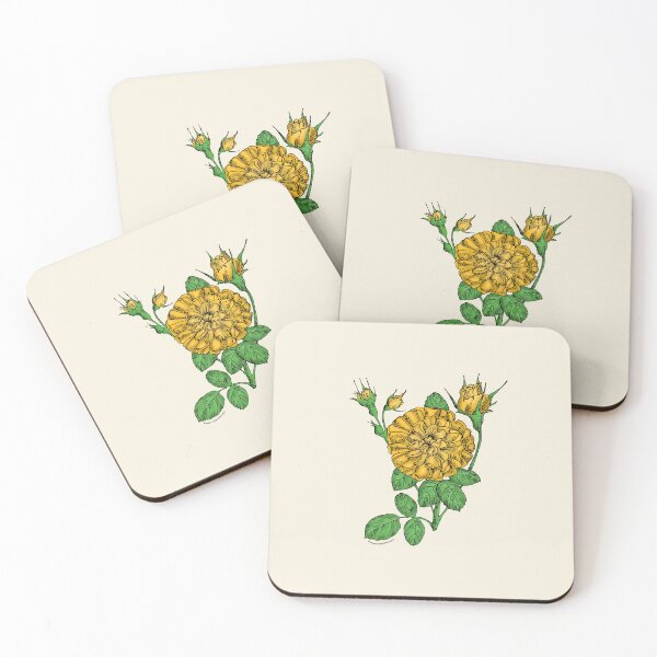 Item preview, Yellow Rosette Rose Bloom Very Full 40+ Petals In 3+ Rows designed and sold by Rachael Taylor.