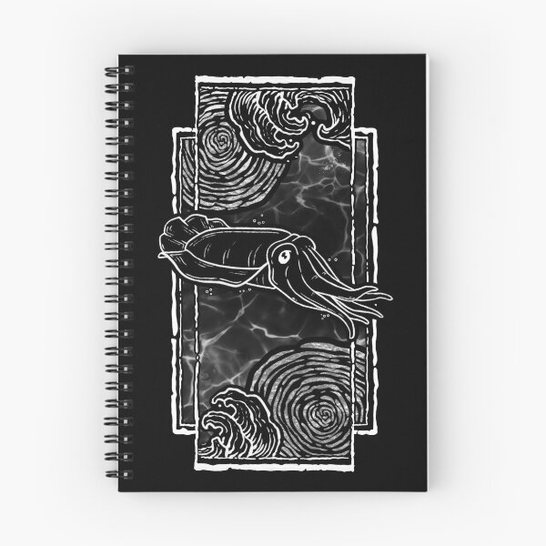 Item preview, Cuttlefish - white outline  designed and sold by Deadboy-Draws.