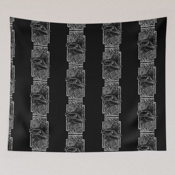 Item preview, Cuttlefish - white outline  designed and sold by Deadboy-Draws.