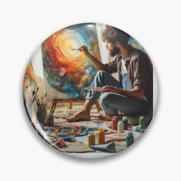 Item preview, Artist Creating an Art designed and sold by Cherry-Arts.