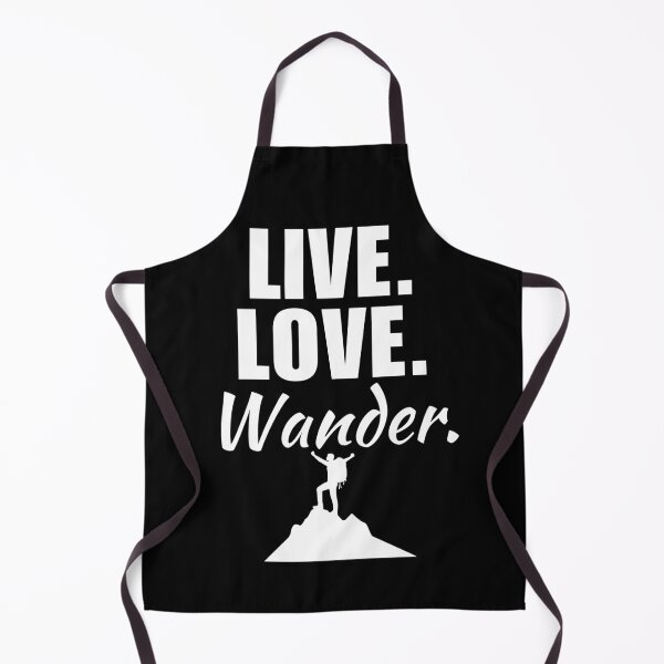 Item preview, Live, love, wander. Outdoorsy mountain adventure seeker or enthusiast quote or saying designed and sold by NBSStore.