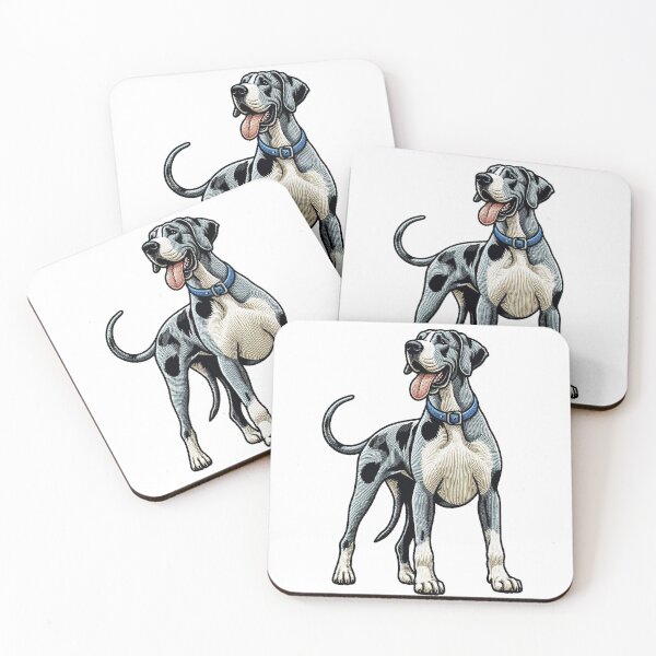 Item preview, Proud Great Dane - Embroidery Style designed and sold by 3MillsDesign.