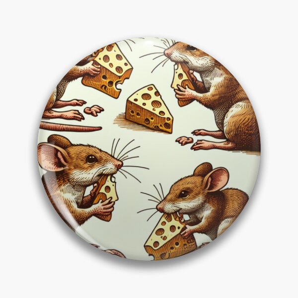 Item preview, mouse eating cheese wallpaper style designed and sold by caroldarlene.