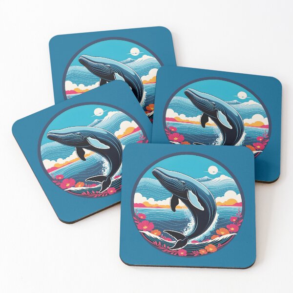 Item preview, Vintage Aesthetic, Right Whale, Blue designed and sold by Prints and Lifestyle.