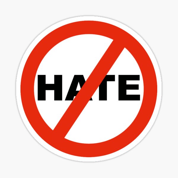 Item preview, No hate designed and sold by Sundae7.