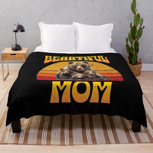 Item preview, Mom Bear, Beartiful Mom 3 Kids Design  designed and sold by LovelyHappyGift.