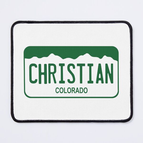 Item preview, Colorado License Plate - Christian designed and sold by rracheell.