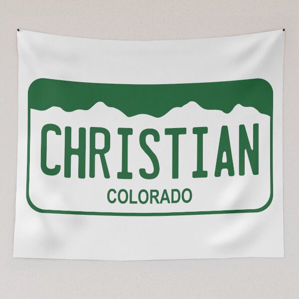 Item preview, Colorado License Plate - Christian designed and sold by rracheell.