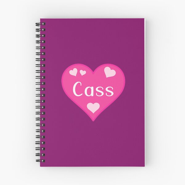 Item preview, Cass Name Pink Heart  designed and sold by Jeallan Designs.