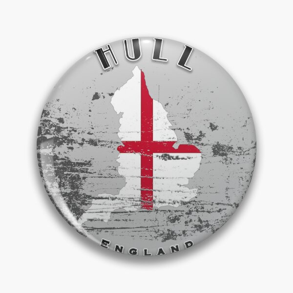 Item preview, Hull England Worn Flag designed and sold by TravelPenguin.