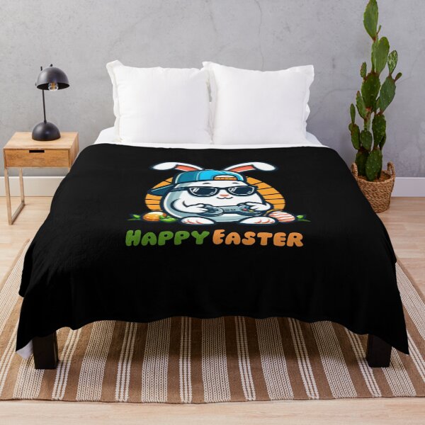 Item preview, "Video Game Bunny Eggs Happy Easter Day" Festive Tee designed and sold by AI-volution.