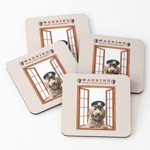 Item preview, GOLDENDOODLE Dog Warning Sign, Funny Dog Lover Gift. designed and sold by EldersRULE.