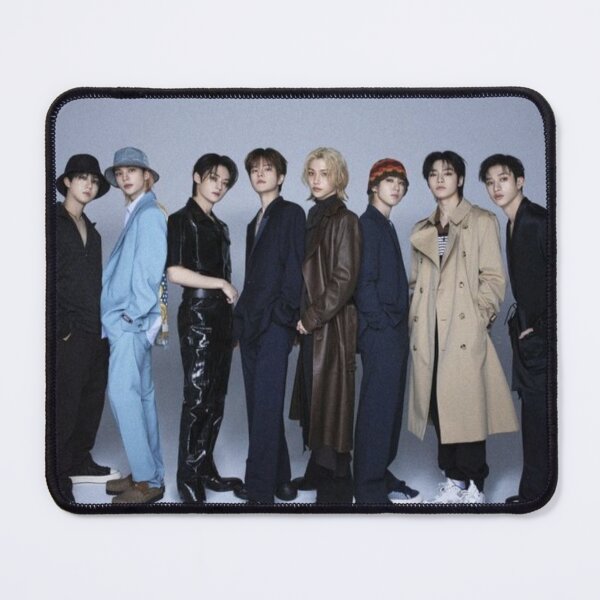 Item preview, ot8 Stray Kids SKZ 2024 cute colourful happy smiling idols white fluffy kpop boys designed and sold by Kpop-Noona.