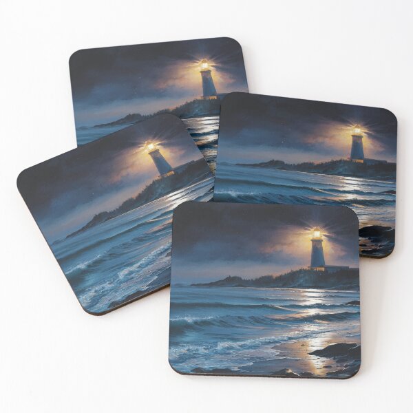 Item preview, Beacon of Light Pierces the Coastal Darkness designed and sold by VividWays.