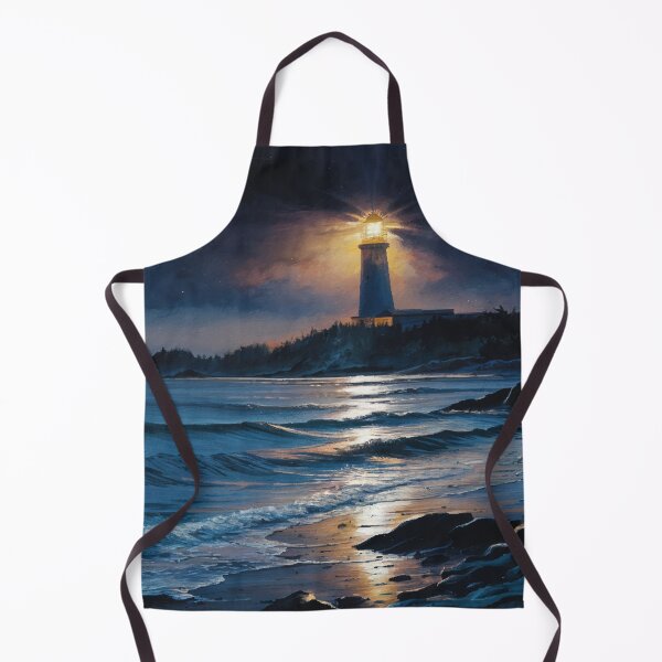 Item preview, Beacon of Light Pierces the Coastal Darkness designed and sold by VividWays.