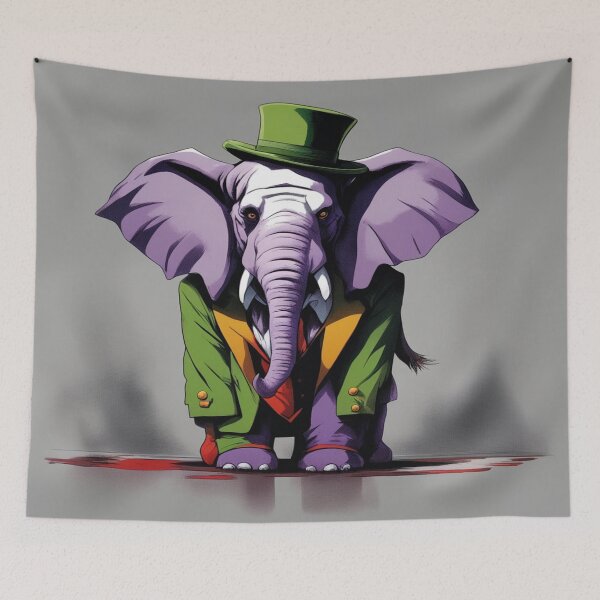 Item preview, Joker The Elephant designed and sold by Midnight Veil Designs.