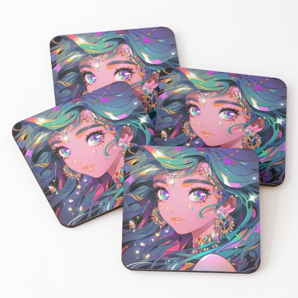 Item preview, Galactic Stargazer Anime Girl designed and sold by bubblegoth.