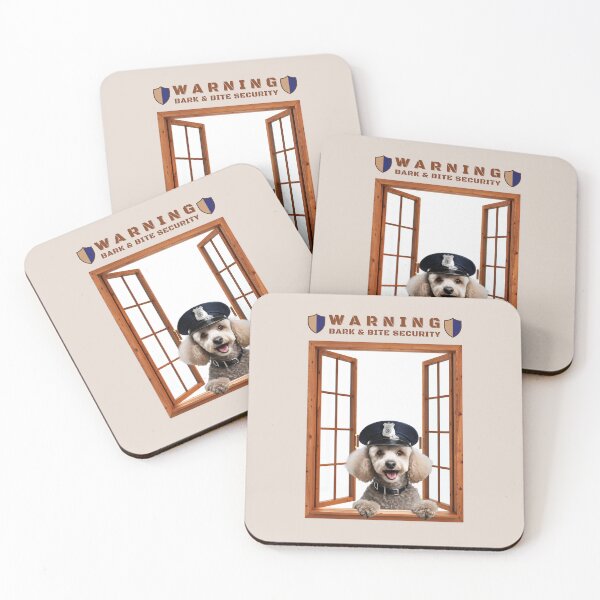 Item preview, POODLE Dog Warning Sign, Funny Dog Lover Gift. designed and sold by EldersRULE.
