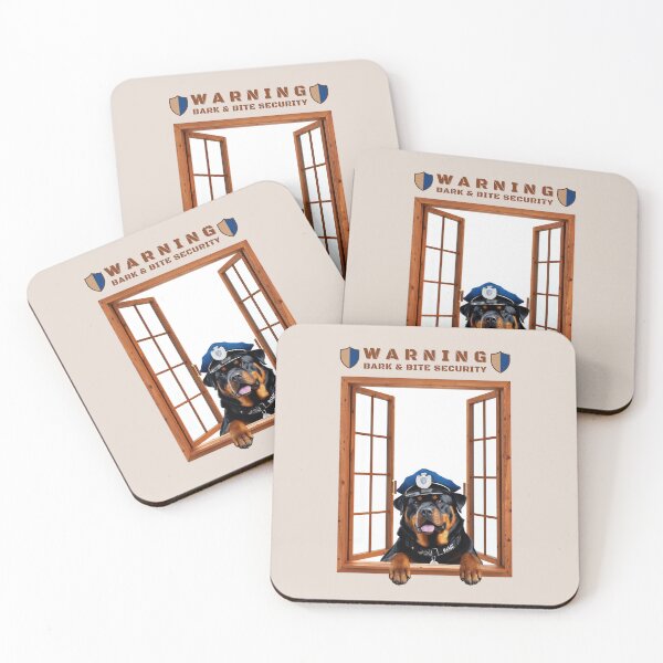 Item preview, ROTTWEILER Dog Warning Sign, Funny Dog Lover Gift. designed and sold by EldersRULE.
