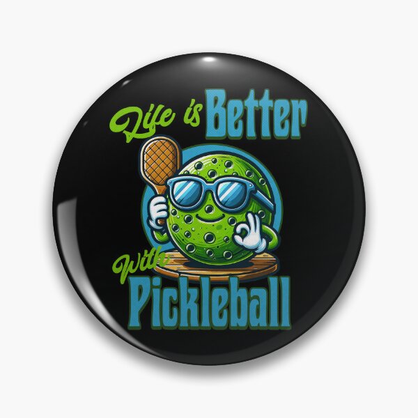 Item preview, Pickleball Cartoon designed and sold by RockBeeDesigns.