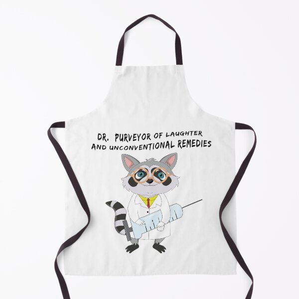 Item preview, Cute Doctor raccoon holding a big syringe designed and sold by atedesigns.