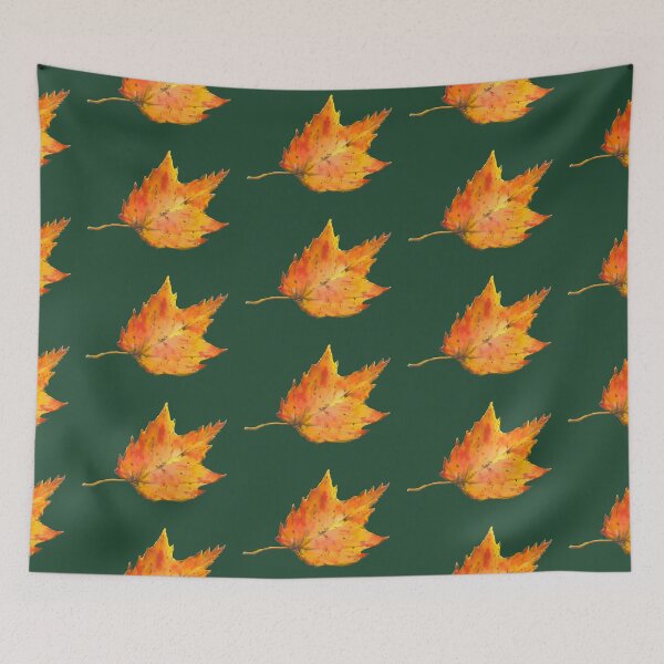 Item preview, Autumn Maple Leaf ~ Watercolor Handmade Art designed and sold by Marie W.