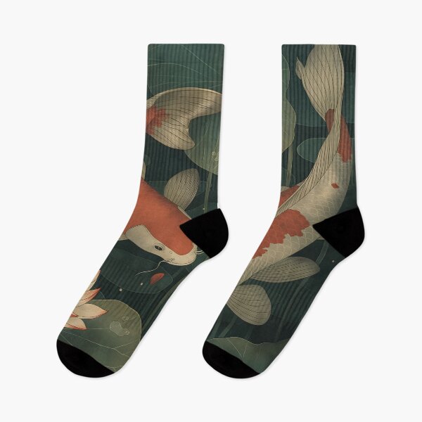 Item preview, Koi Dance among Lotus designed and sold by unimuse.