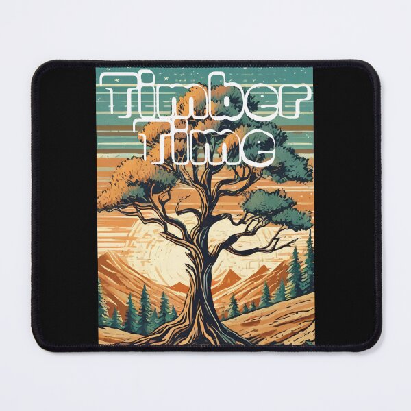 Item preview, Vintage Timber Time - Retro Tree Design designed and sold by AmelieDior.