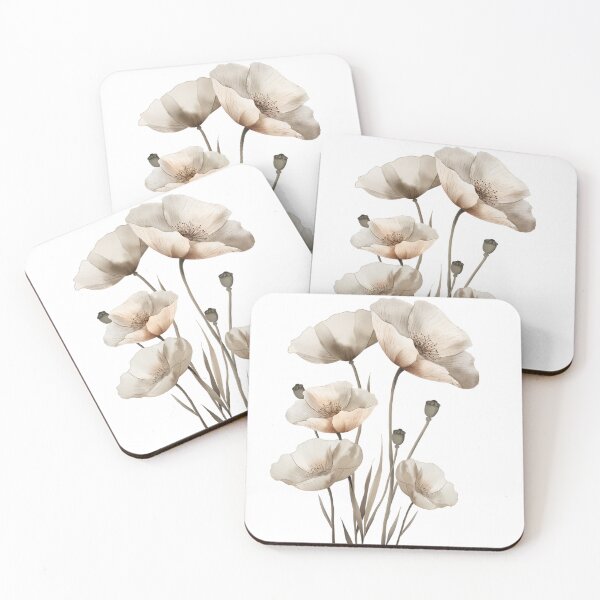 Artikelvorschau, Schöne Blumen, Mohnblumen, Aquarellstil entworfen und verkauft von FernLiz.
